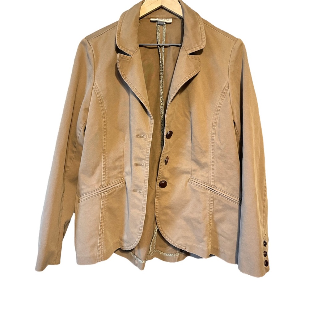 Coldwater Creek Tan Jacket SIZE 12